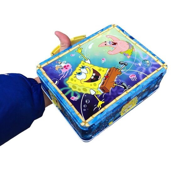 VINTAGE 2008 Spongebob Squarepants Tin Lunchbox - Picture 11 of 11